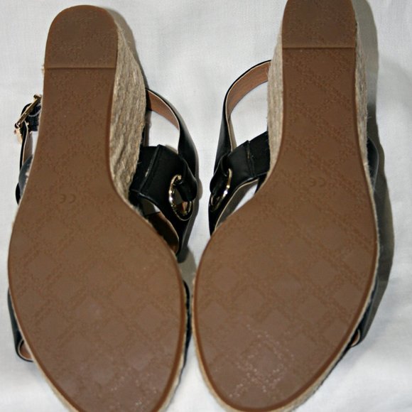 Vionic Black Wedge Sandals - Picture 7 of 8